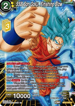 SSB Son Goku, Finishing Blow (BT21-103) - Wild Resurgence Foil