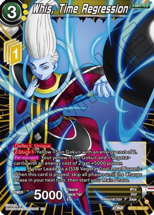 Whis, Time Regression (BT21-104) - Wild Resurgence Foil