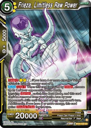 Frieza, Limitless Raw Power (BT21-122) - Wild Resurgence Foil