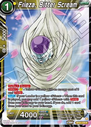 Frieza, Bitter Scream (BT21-125) - Wild Resurgence Foil