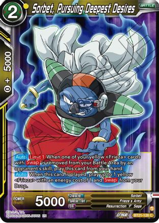 Sorbet, Pursuing Deepest Desires (BT21-126) - Wild Resurgence Foil