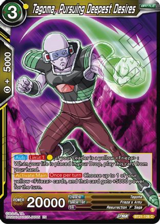 Tagoma, Pursuing Deepest Desires (BT21-128) - Wild Resurgence Foil