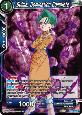Bulma, Domination Complete (BT21-050) - Wild Resurgence