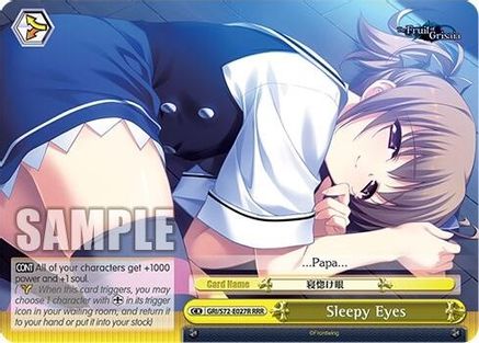 Sleepy Eyes (RRR) (GRI/S72-E027R RRR) - The Fruit of Grisaia