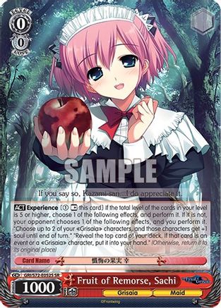 Fruit of Remorse, Sachi (SR) (GRI/S72-E052S SR) - The Fruit of Grisaia
