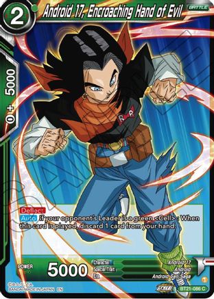 Android 17, Encroaching Hand of Evil (BT21-086) - Wild Resurgence