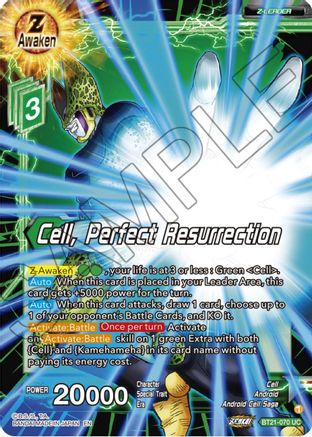 Cell, Perfect Resurrection (BT21-070) - Wild Resurgence