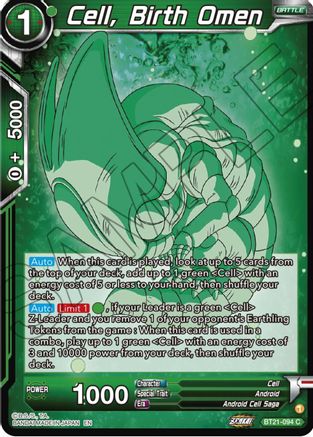 Cell, Birth Omen (BT21-094) - Wild Resurgence