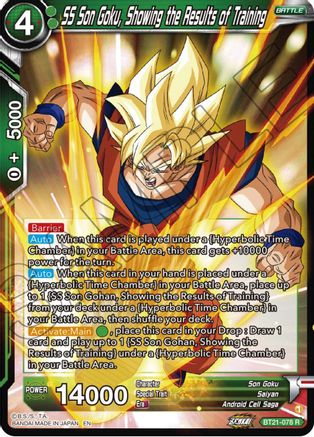 SS Son Goku, Showing the Results of Training (BT21-078) - Wild Resurgence