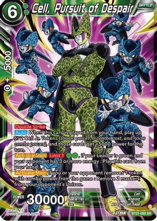 Cell, Pursuit of Despair (BT21-088) - Wild Resurgence Foil