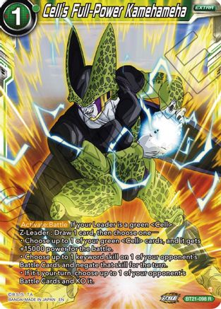 Cell's Full-Power Kamehameha (BT21-098) - Wild Resurgence Foil
