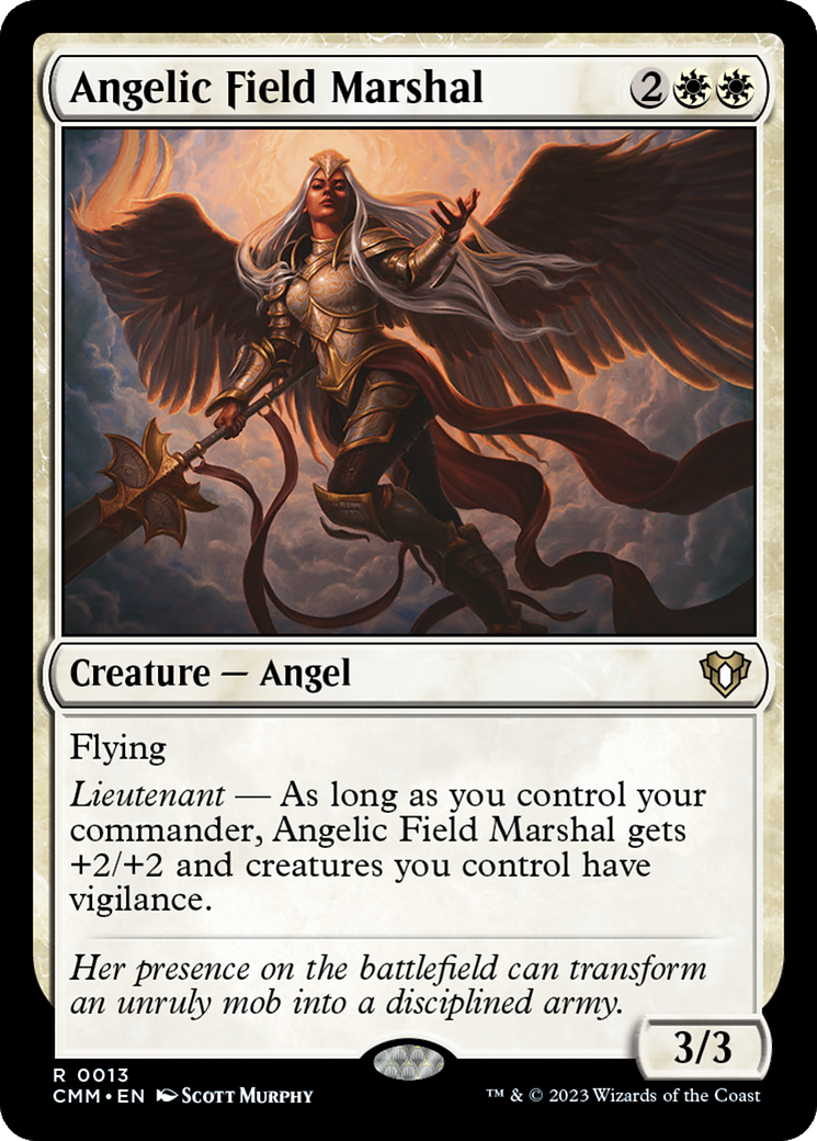 Angelic Field Marshal (CMM-013) - Commander Masters