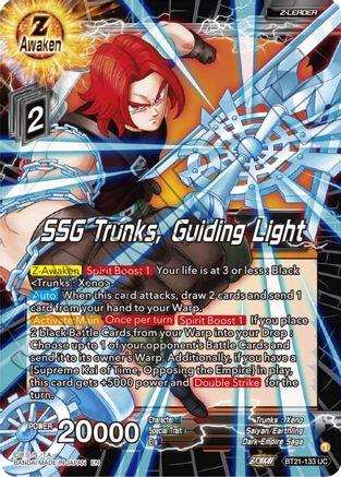 SSG Trunks, Guiding Light (BT21-133) - Wild Resurgence Foil