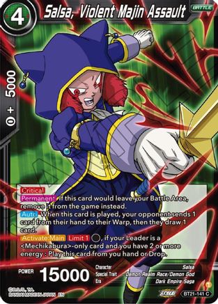 Salsa, Violent Majin Assault (BT21-141) - Wild Resurgence