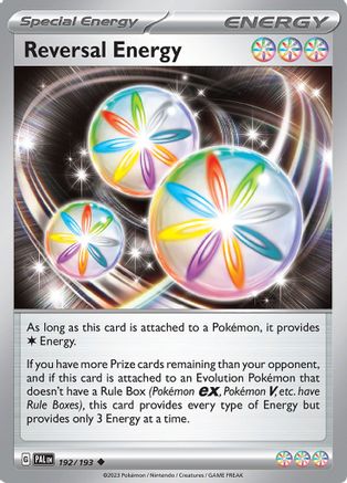 Reversal Energy 192/193  - Reverse Holofoil SV02 Paldea Evolved - Uncommon
