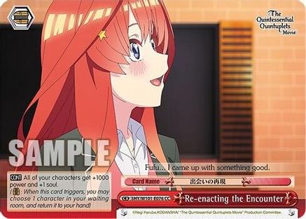 Re-enacting the Encounter (5HY/W101-E076 CC) - The Quintessential Quintuplets Movie