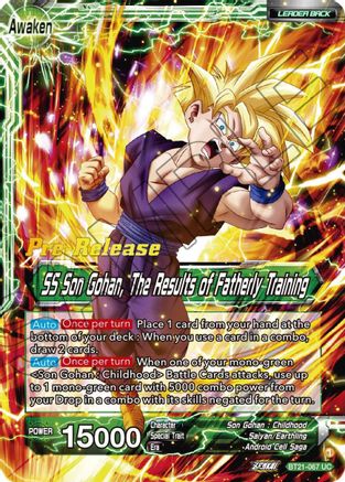 Son Gohan // SS Son Gohan, The Results of Fatherly Training (BT21-067) - Wild Resurgence PreRelease Cards
