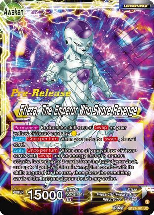 Frieza // Frieza, The Emperor Who Swore Revenge (BT21-101) - Wild Resurgence PreRelease Cards