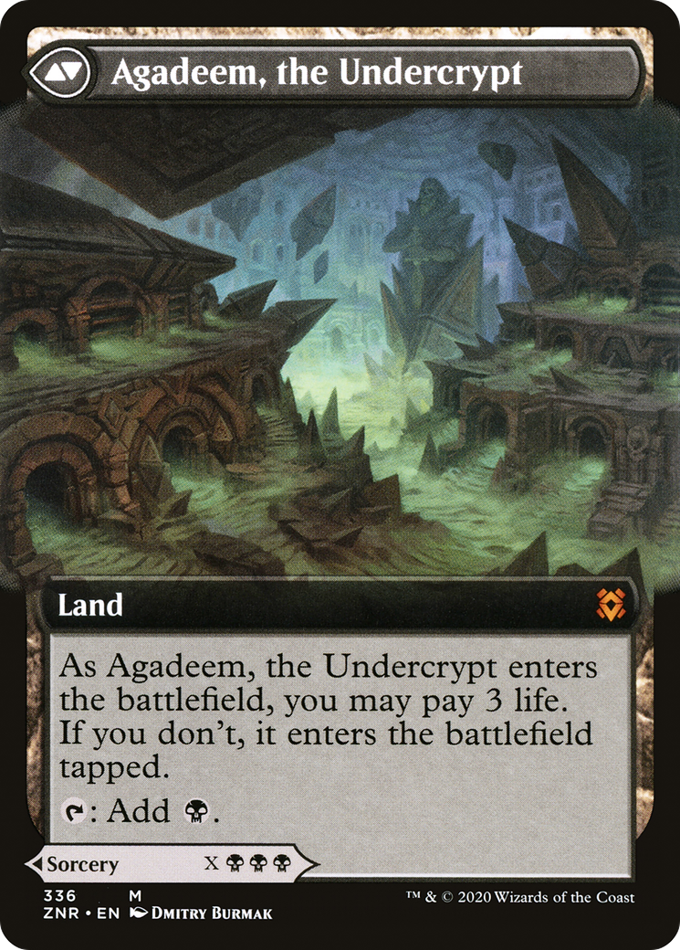 Agadeem's Awakening (Extended Art) (ZNR-336) - Zendikar Rising: (Extended Art) Foil