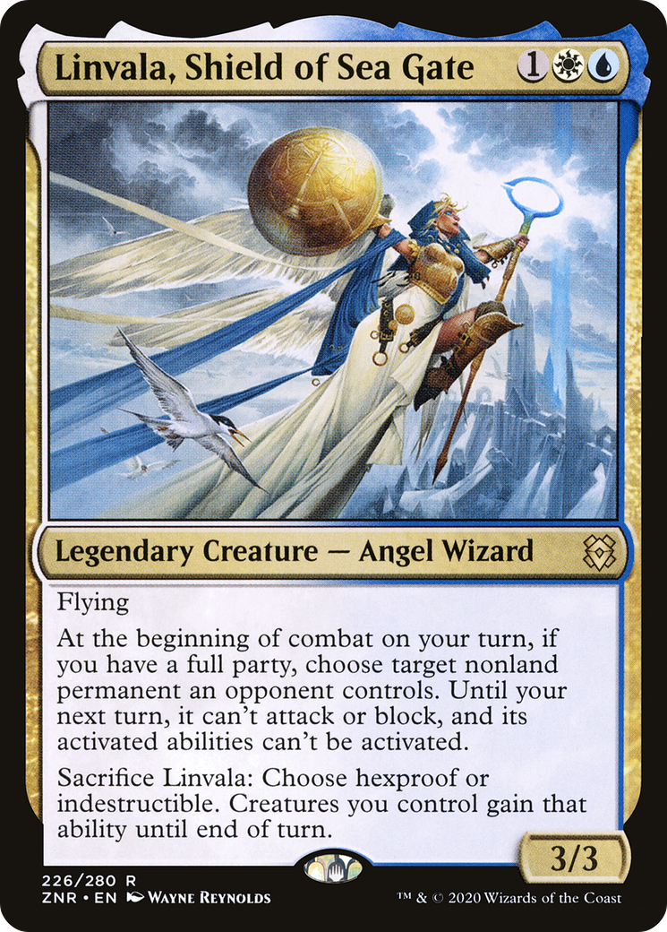 Linvala, Shield of Sea Gate (ZNR-226) - Zendikar Rising Foil