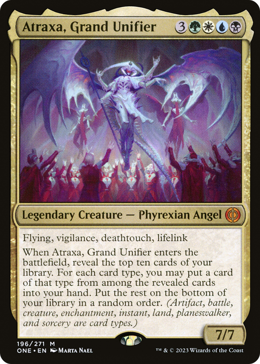 Atraxa, Grand Unifier (ONE-196) - Phyrexia: All Will Be One Foil