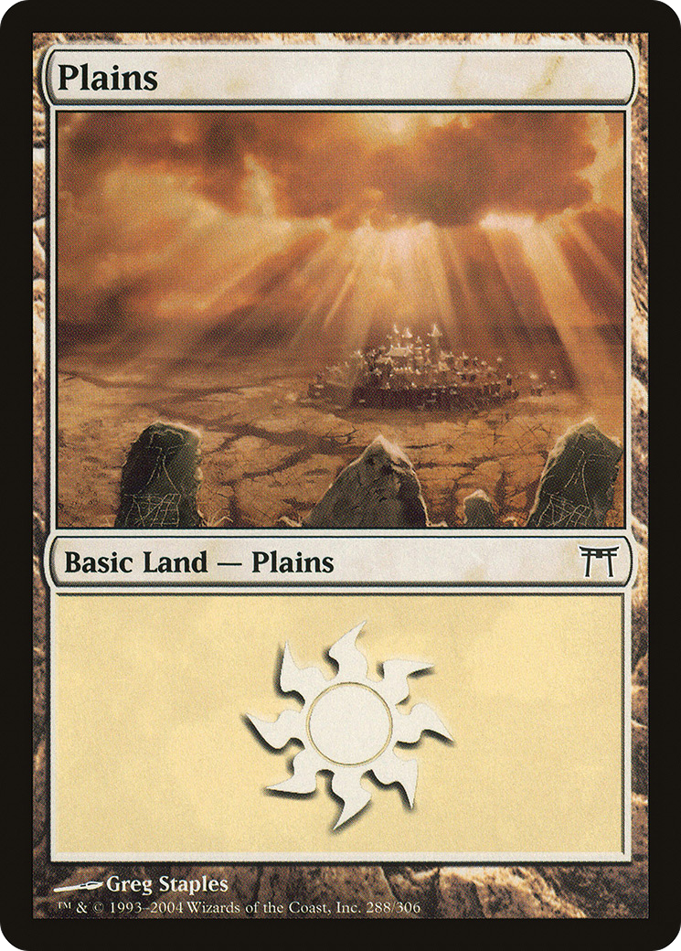 Plains (288) (CHK-288) - Champions of Kamigawa