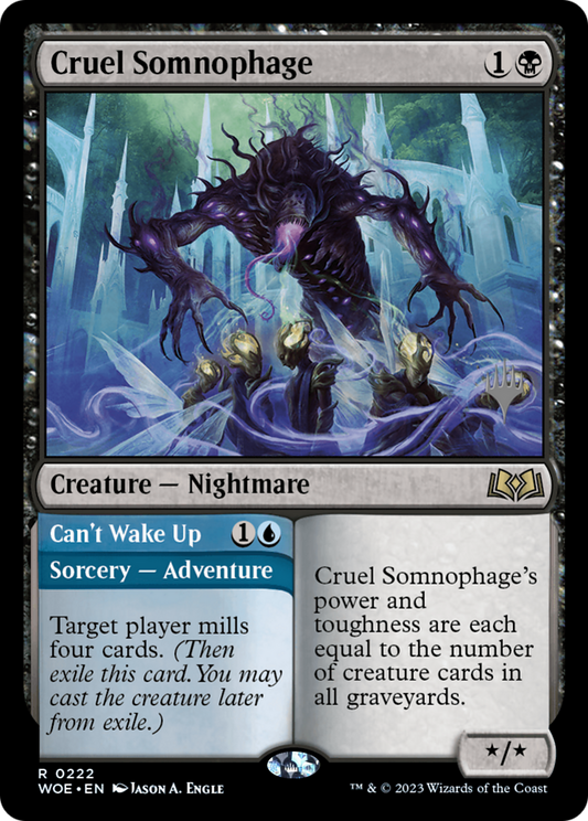 Cruel Somnophage (PPWOE-222) - Wilds of Eldraine Promos Foil
