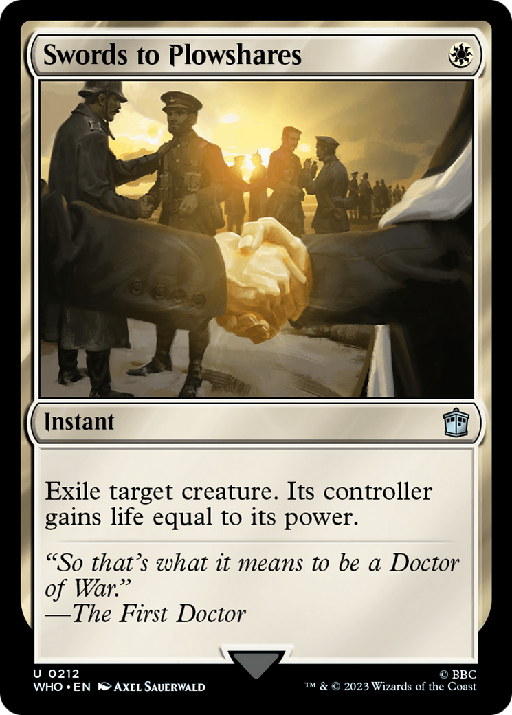 Swords to Plowshares (WHO-212) - Doctor Who