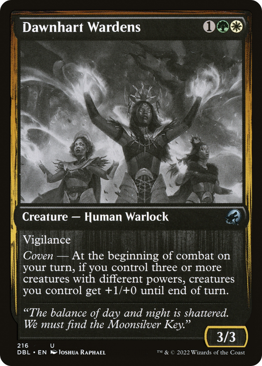 Dawnhart Wardens (DBL-216) - Innistrad: Double Feature