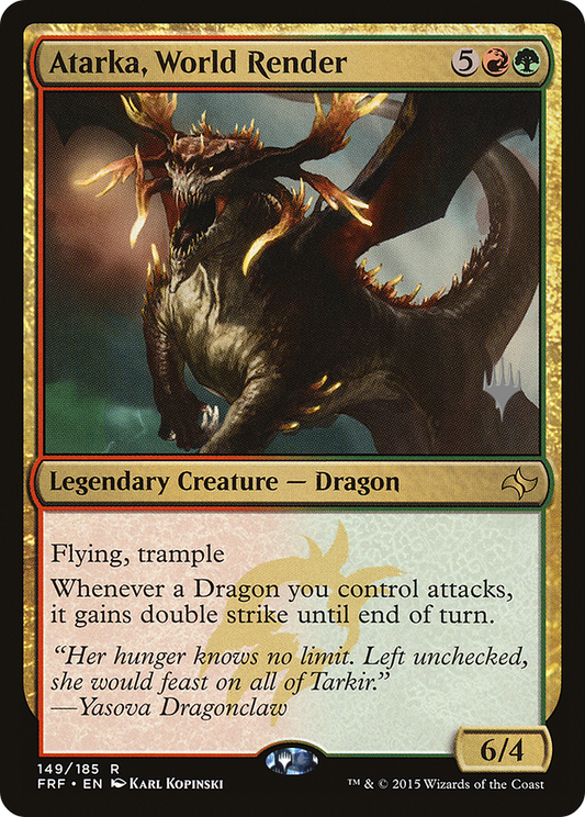 Atarka, World Render (PPM21-149) - Fate Reforged Promos Foil