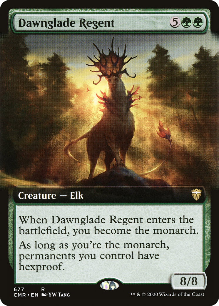 Dawnglade Regent (Extended Art) (CMR-677) - Commander Legends: (Extended Art) Foil