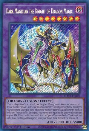 Dark Magician the Knight of Dragon Magic (BLMR-EN001) - Battles of Legend: Monstrous Revenge 1st Edition