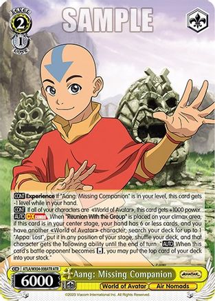 Aang: Missing Companion (ATR) (ATLA/WX04-008ATR ATR) - Avatar: The Last Airbender