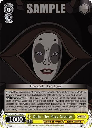Koh: The Face Stealer (ATLA/WX04-010 C) - Avatar: The Last Airbender