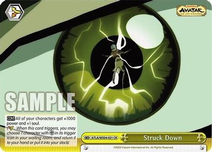 Struck Down (ATLA/WX04-021 CR) - Avatar: The Last Airbender