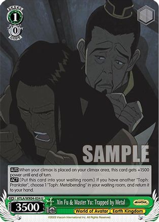 Xin Fu & Master Yu: Trapped by Metal (ATLA/WX04-034 U) - Avatar: The Last Airbender