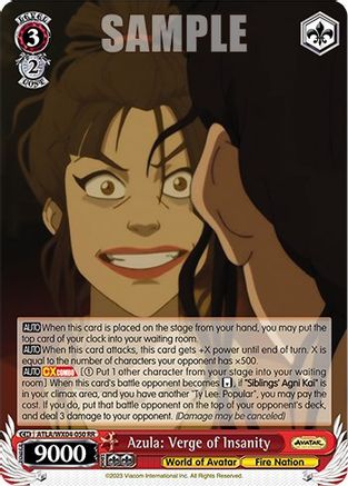 Azula: Verge of Insanity (ATLA/WX04-050 RR) - Avatar: The Last Airbender