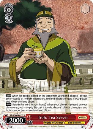 Iroh: Tea Server (SR) (ATLA/WX04-053S SR) - Avatar: The Last Airbender