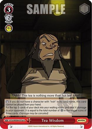Tea Wisdom (a) (ATLA/WX04-073a U) - Avatar: The Last Airbender