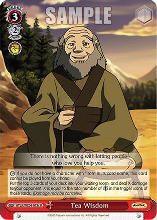 Tea Wisdom (c) (ATLA/WX04-073c U) - Avatar: The Last Airbender
