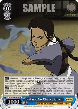 Katara: No Chance Given (ATLA/WX04-081 R) - Avatar: The Last Airbender