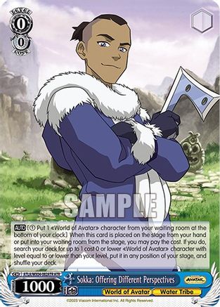 Sokka: Offering Different Perspectives (ATR) (ATLA/WX04-082ATR ATR) - Avatar: The Last Airbender
