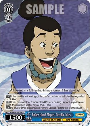Ember Island Players: Terrible Jokes (ATLA/WX04-091 C) - Avatar: The Last Airbender