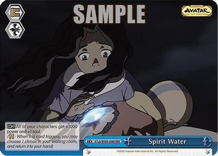 Spirit Water (RRR) (ATLA/WX04-098R RRR) - Avatar: The Last Airbender