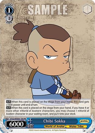 Chibi Sokka (ATLA/WX04-104 PR) - Avatar: The Last Airbender