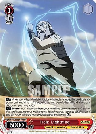 Iroh: Lightning (ATLA/WX04-108 PR) - Avatar: The Last Airbender