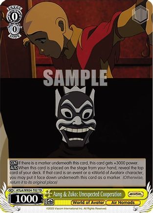 Aang & Zuko: Unexpected Cooperation (ATLA/WX04-T02 TD) - Avatar: The Last Airbender