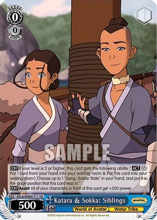 Katara & Sokka: Siblings (ATLA/WX04-T11 TD) - Avatar: The Last Airbender