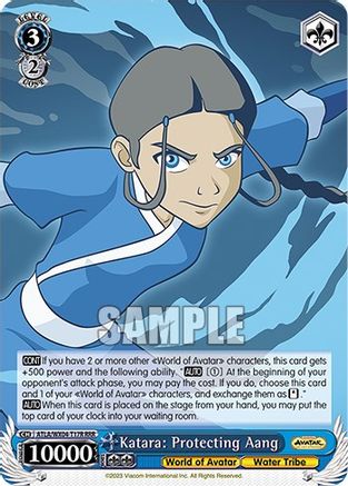 Katara: Protecting Aang (RRR) (ATLA/WX04-T17R RRR) - Avatar: The Last Airbender