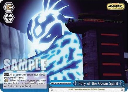 Fury of the Ocean Spirit (RRR) (ATLA/WX04-T19R RRR) - Avatar: The Last Airbender